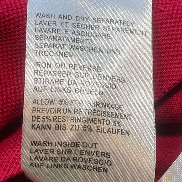 PS PAUL SMITH Zebra Logo Polo Shirt medium on Fuschia - Picture 3 of 12